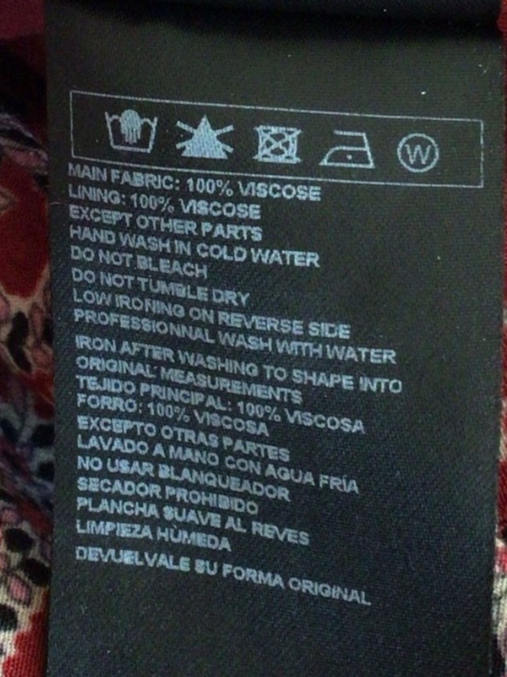 BA&SH Chelsea Wrap-effect Red Floral Print Crepe Dress 6 Like New - Picture 8 of 16